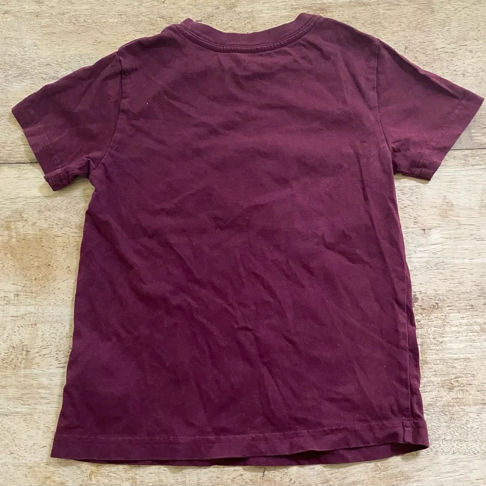Polo Ralph Lauren Boys’ Sz 4/4T Maroon Logo ‎ Cotton Jersey Tee